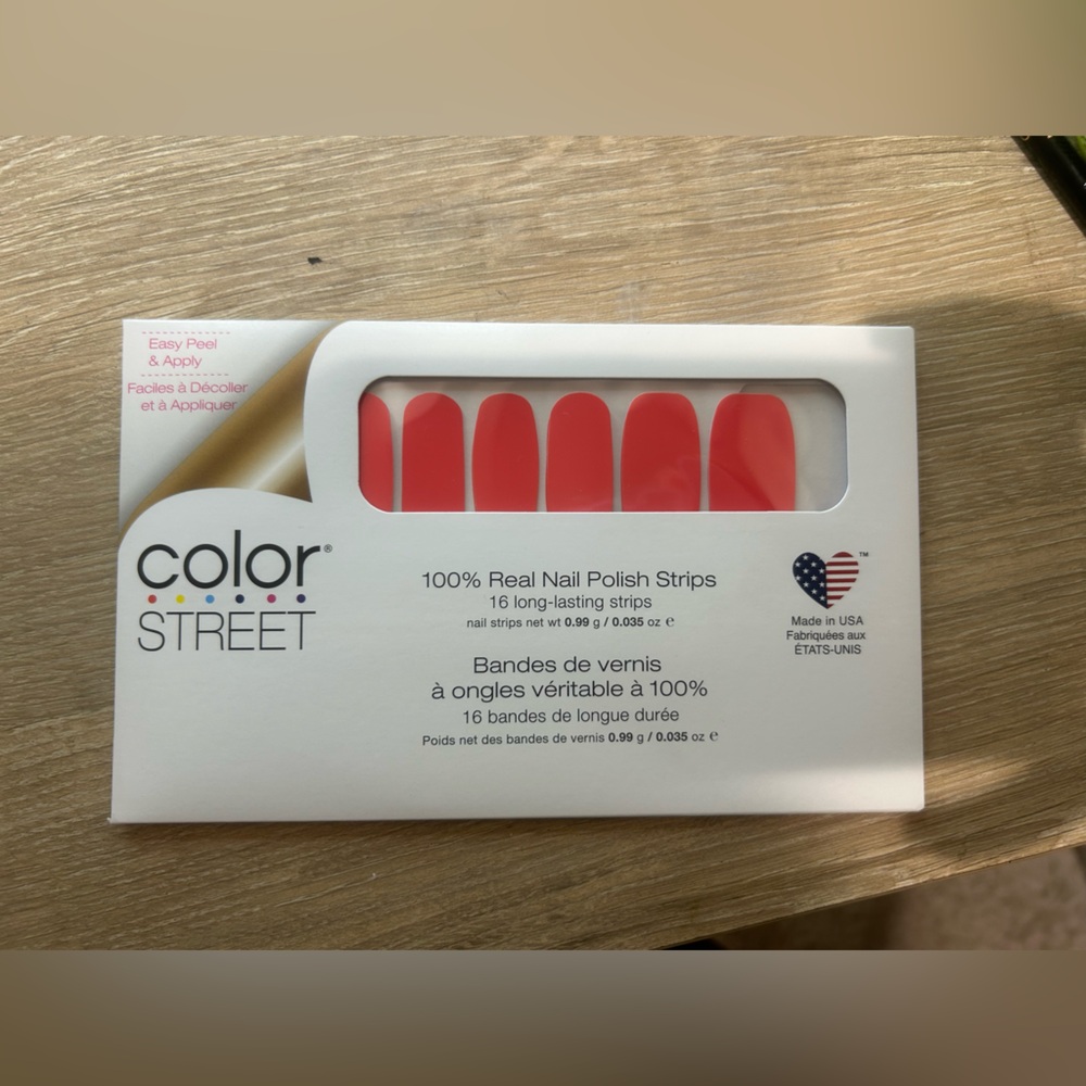 Color Street Peach Tea Nail Strips
